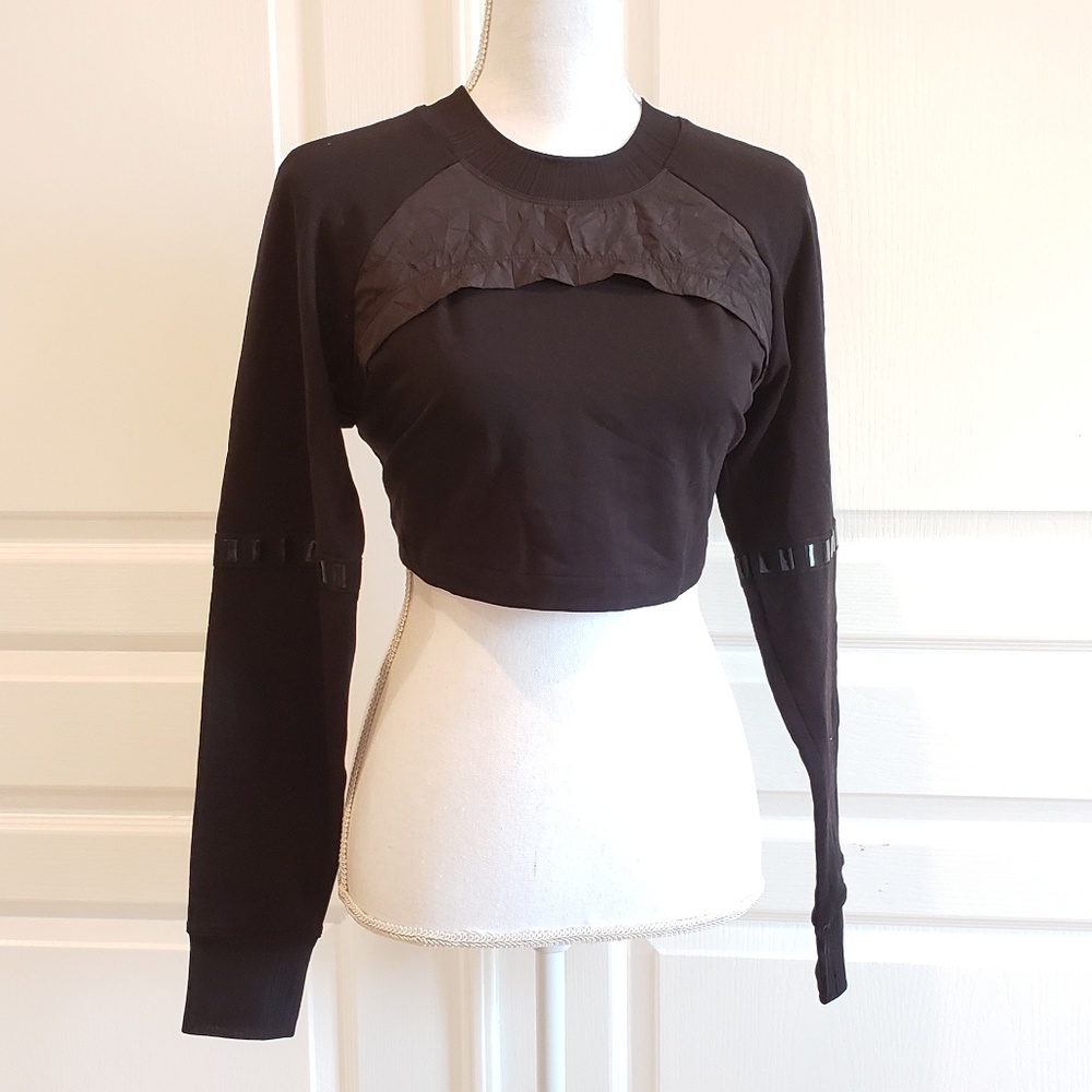 Lime & Vine Adara Cropped Sweatshirt XS NWT